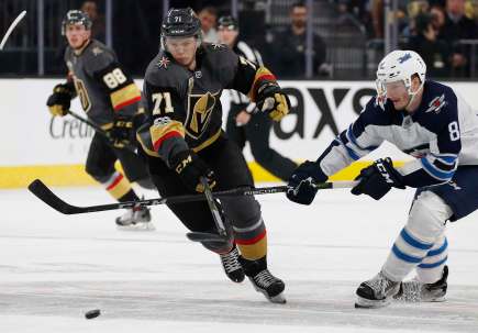 Jets Golden Knights Hockey