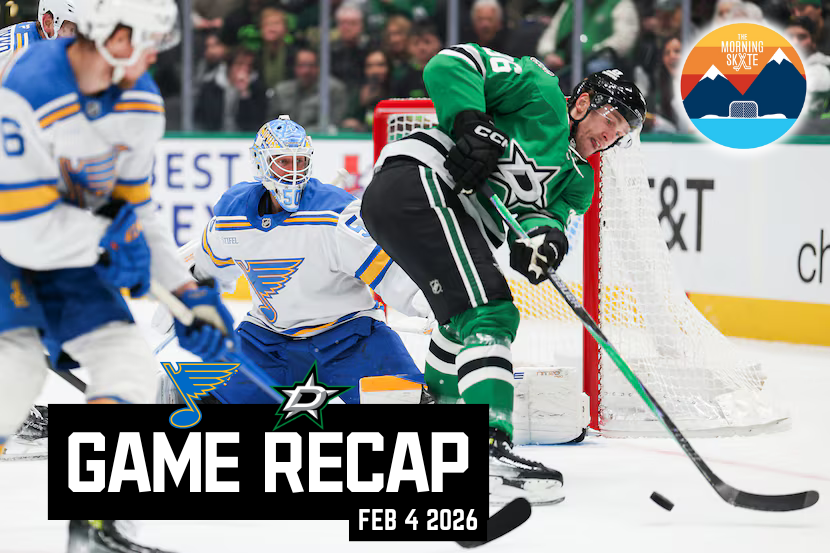 Stars Edge Blues in the End – The Morning Skate